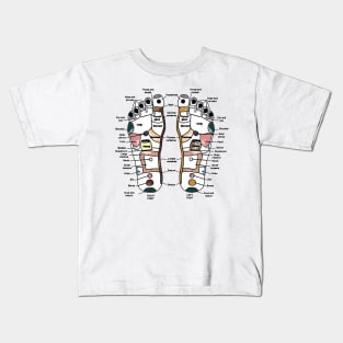 Reflexology bywhacky Kids T-Shirt